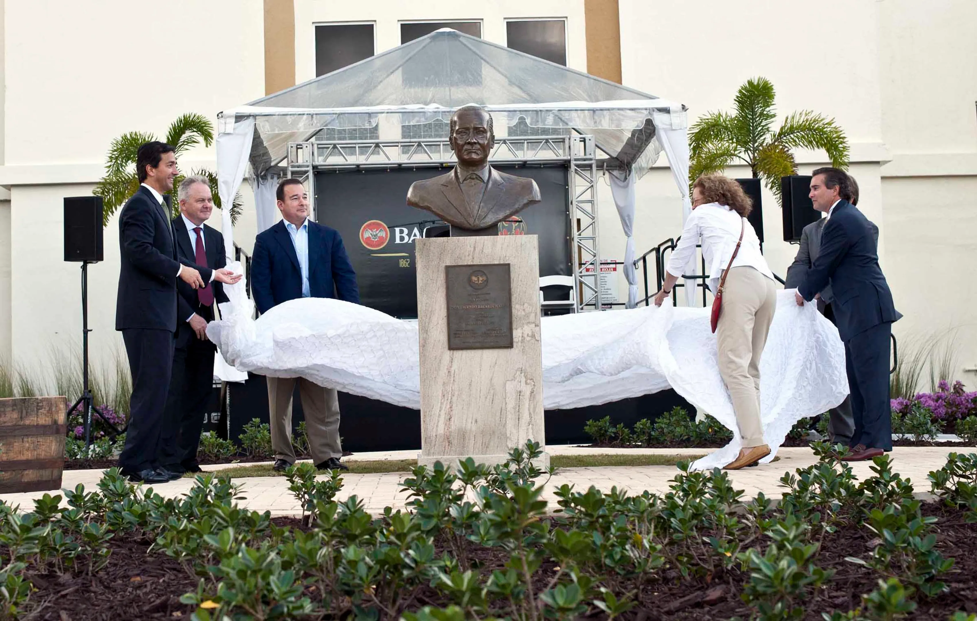 Don Facundo Bacardí Massó Bust Unveiling