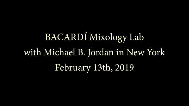 BACARDÍ HOSTS MIXOLOGY LAB WITH MICHAEL B. JORDAN ON FEBRUARY 13TH AT RUM BAR LAS’ LAP IN NEW YORK CITY